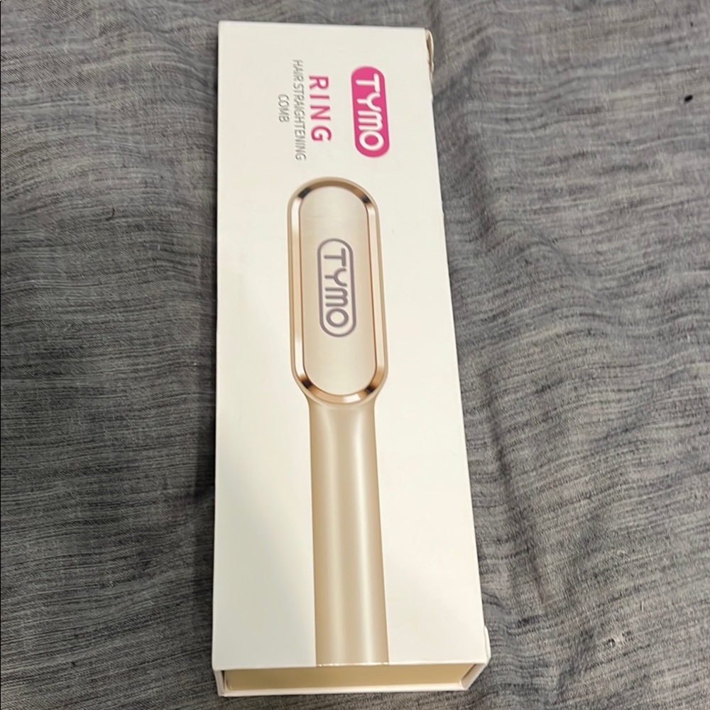Tymo Hair Straightening Comb in Gold